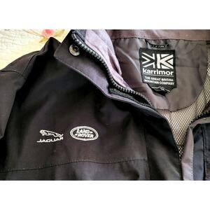 Land Rover Jaguar Weathertite Rain Jacket New Women 14 Retail $130 Black